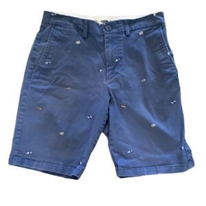 3/$30 Old Navy Blue Flag Chino Shorts Men’s 29 Perfect for July 4th Festivities!